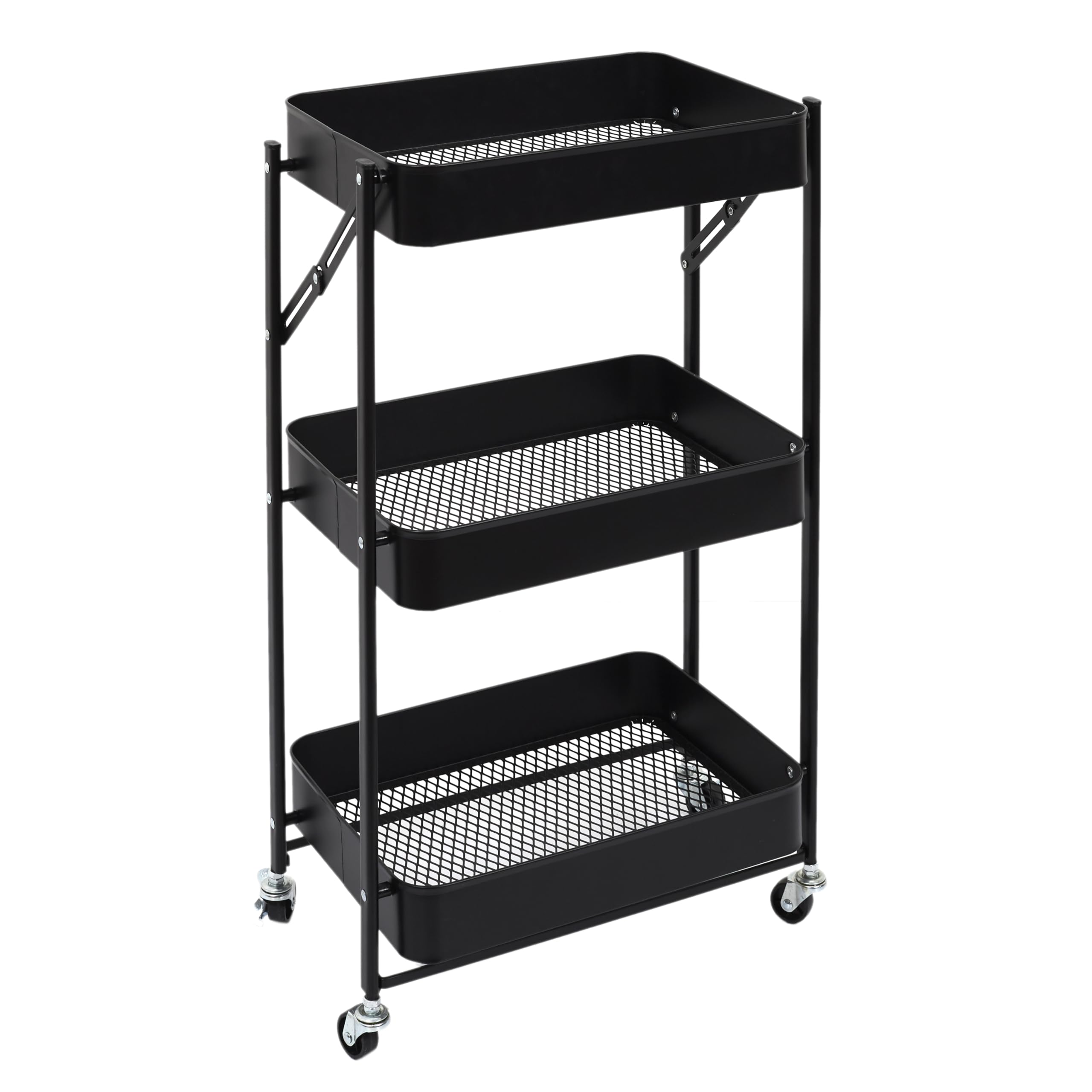 Table pliante pour petit appartement HOME DECO FACTORY KA5023 noire