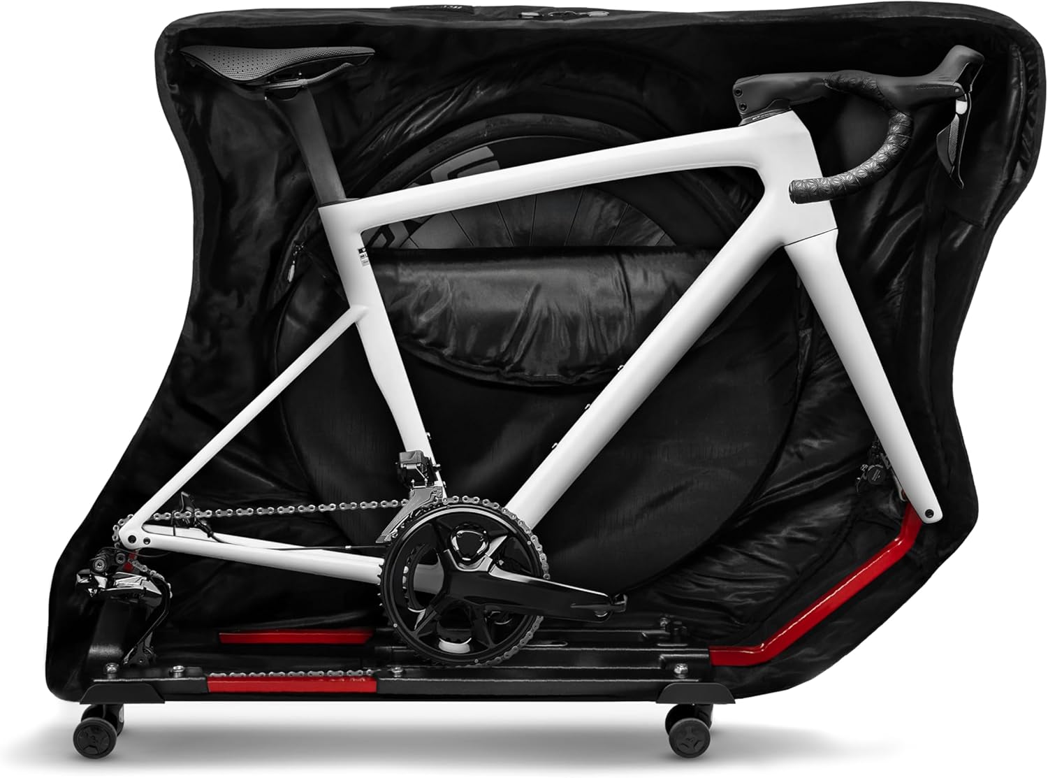 Scicon Aerocomfort 3.1 Road Travel Bag, Expandable Handlebar Area, 9.5 kg, Black