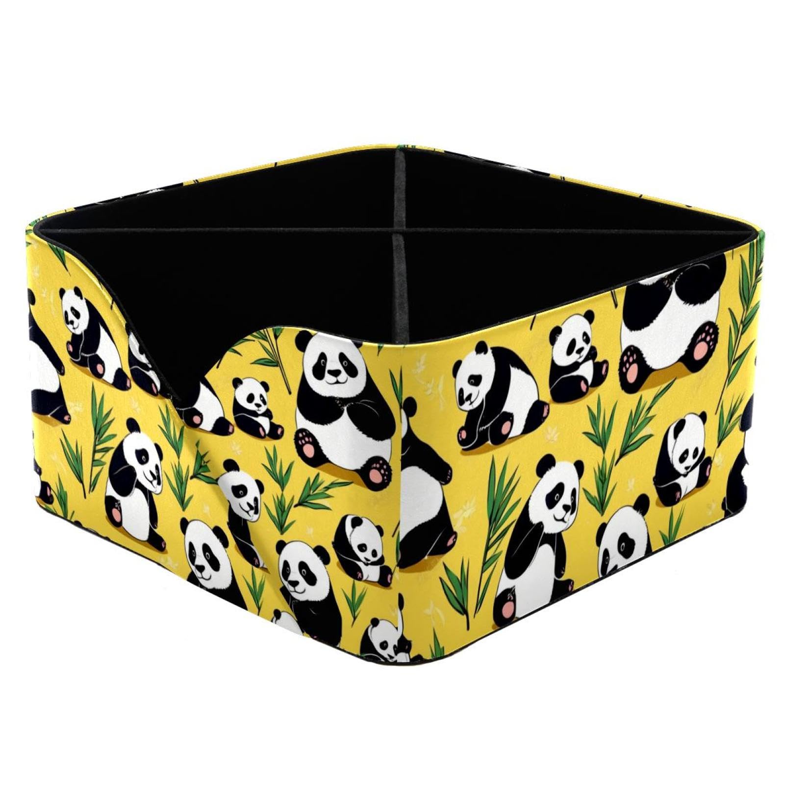 Fournitures artistiques et boîte de rangement panda, cadeau fille et femme