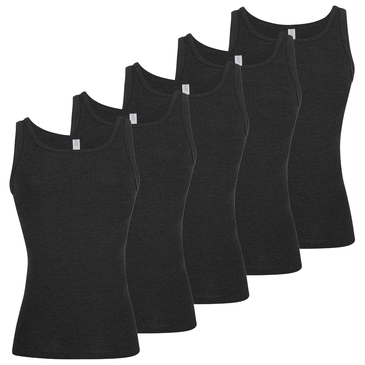 ESGE 5er-Pack Herren Unterhemden Feinripp Jeans 600 – Bequem & Sportlich - für den Alltag, Baumwolle, Ohne Seitennähte, Pflegeleicht & Strapazierfähig – Traditionelle Meisterverarbeitung seit 1881