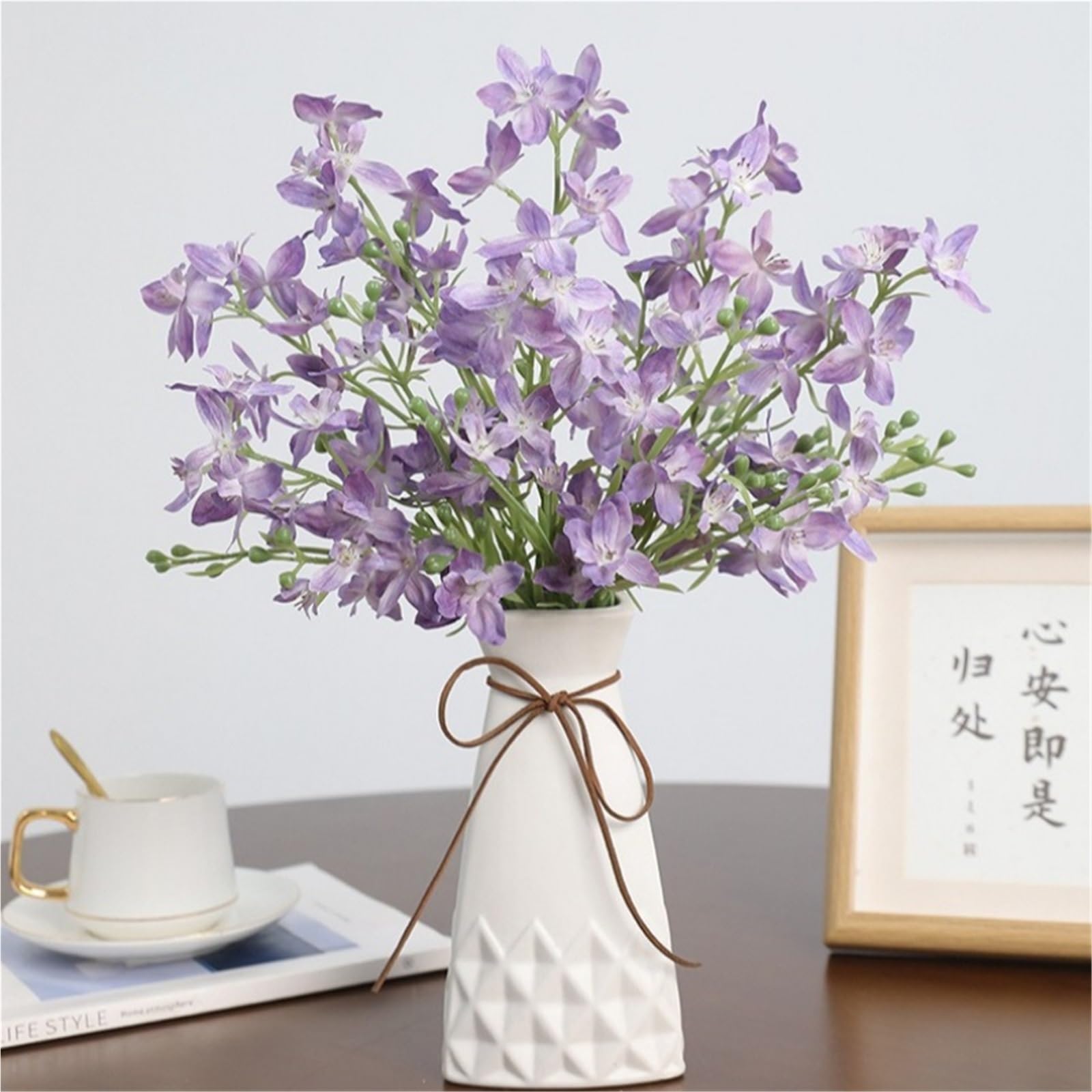 Künstliche Delphinium 10 Stück künstliches Delphinium