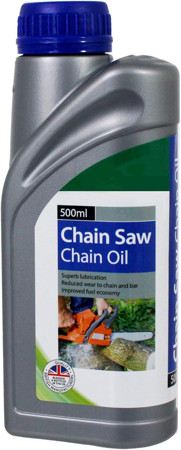SPARES2GO Universal Chainsaw Chain Oil Lubricant (500ml) Amazon.co.uk