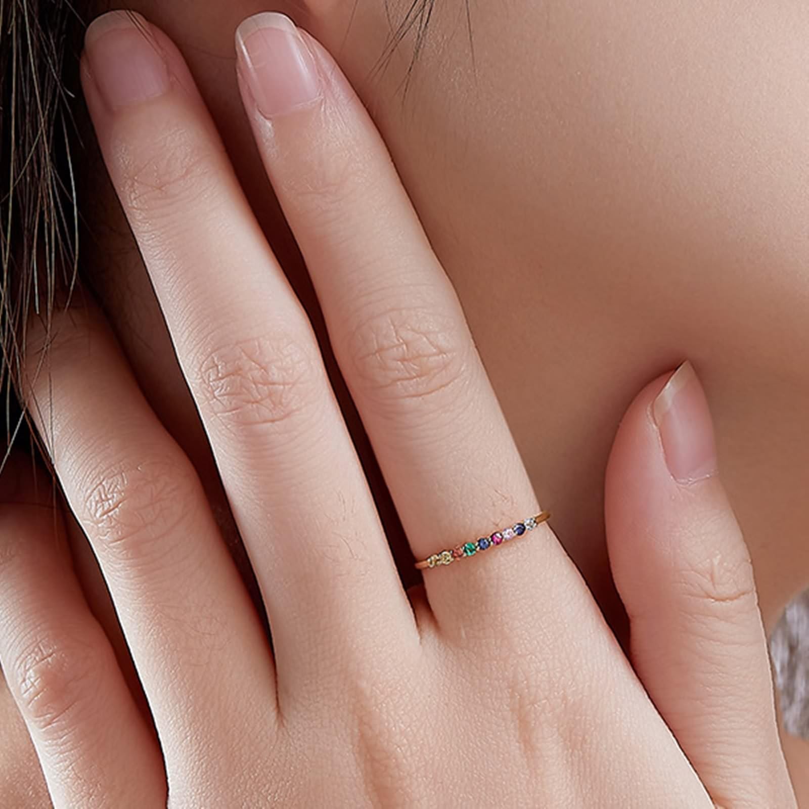 KnSam Anillo de oro amarillo de 9 K/14 K/18 K, joyas de oro auténtico, zafiro, anillos de amistad clásicos, talla redonda, azul, anillo con topacio peridoto de 18/14/9 quilates, talla 47-70