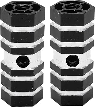 Bike Pegs,2 Pieces Universal Aluminum Bike Foot Pegs BMX Stunt Pegs Cycling Pegs Anti-slip Rear Feet Pedals Cycling Bike Accessories for BMX, Mountain Bike Bicycle