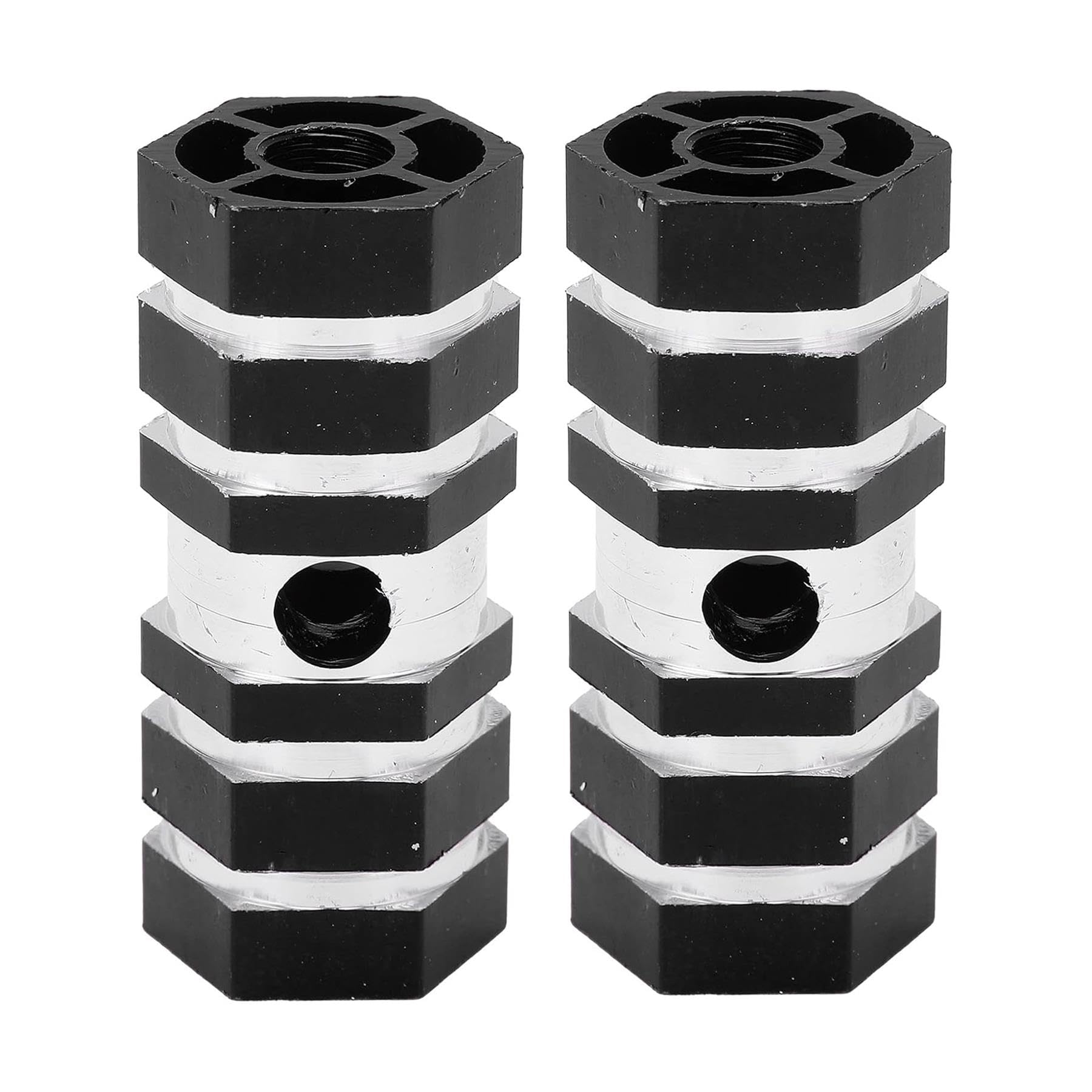 2 piezas de estribos de bicicleta de aleación de aluminio antideslizante plomo reposapiés de bicicleta de acrobacias, pasajeros, accesorios de ciclismo