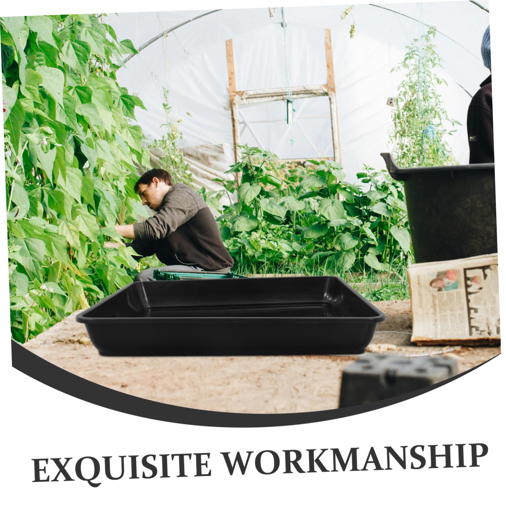 Toddmomy 2 Piezas De Base De Maceta Bandejas De Goteo para Maceta Bandeja De Agua para Plantas Bandejas para Plantas Platillo para Plantas En Maceta Platillos Cuadrados para Macetas