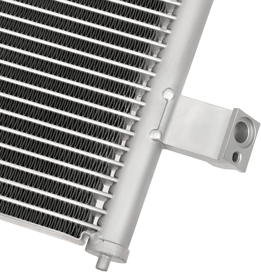 A/C AC Condenser Compatible with 2002-2005 for Ford Explorer Eddie Bauer 4.0L 2002-2005 for Ford Explorer XLT 4.6L 2004-2005 for Mercury Mountaineer Premier 4.6L Replaces 3056