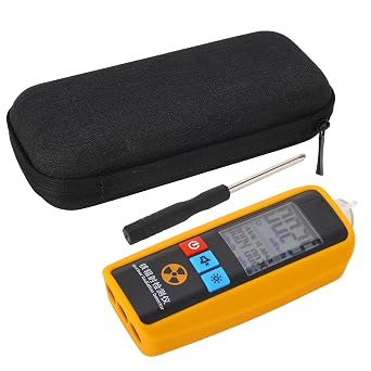 Geiger Counter, Nuclear Radiation Detector, Digital Radioactive Detection Radiation Dosimeter, Portable Handheld X Ray Nuclear Radiation Monitor Meter Tester for Home
