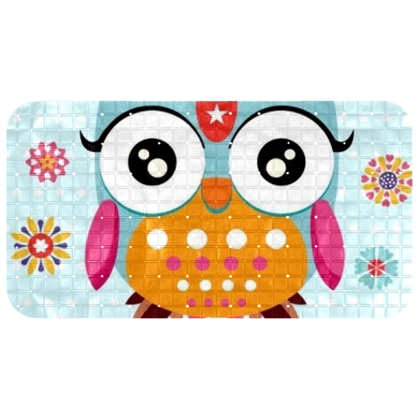 Tapis de douche antidérapant en PVC Bennigiry 60 x 35 cm pour enfants