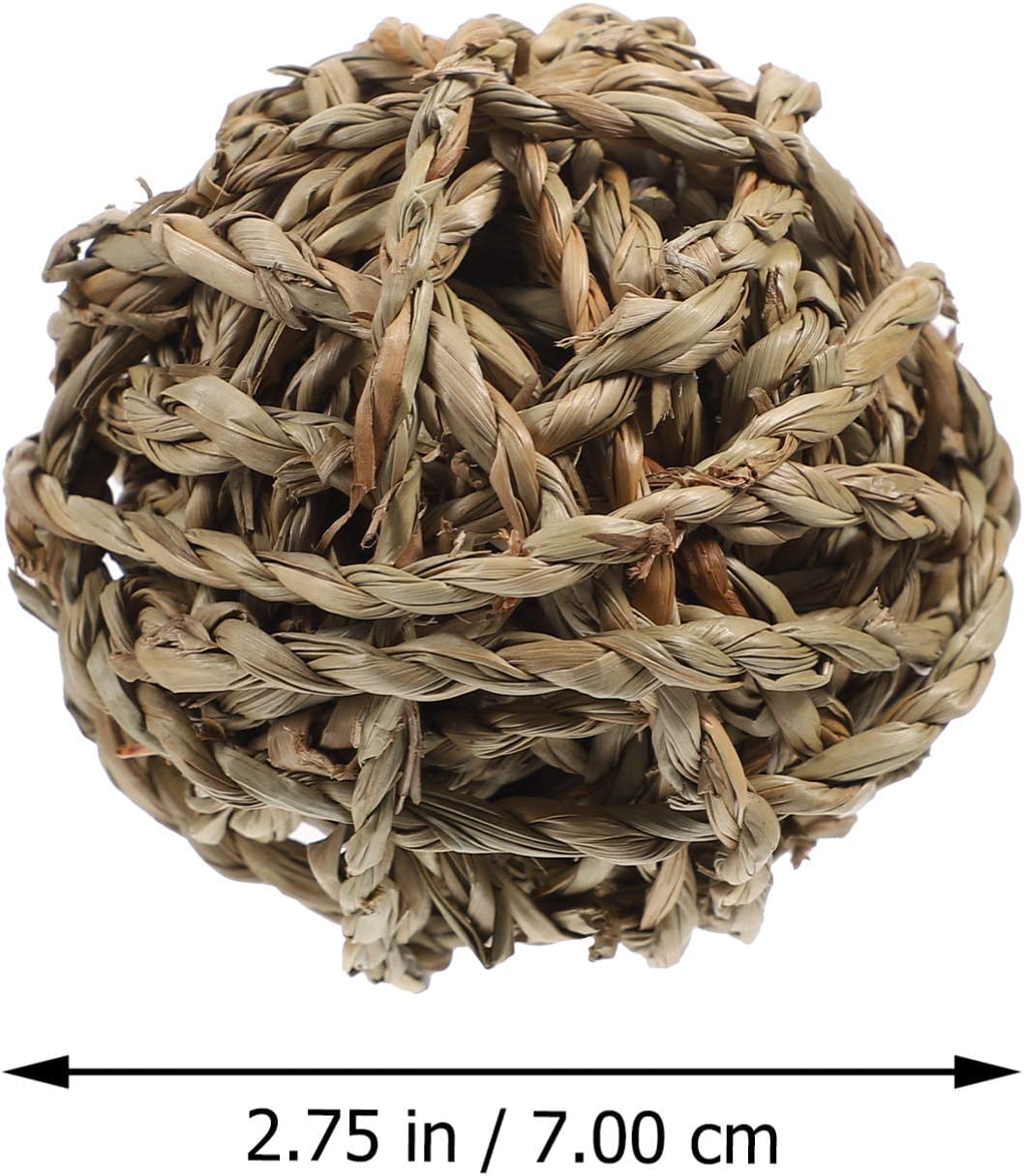 Sporgo 15 Stück Kaubälle - Natürliches Kauspielzeug Für Kleintiere 5cm