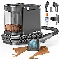 Portable Carpet Spot Cleaner Machine, Handheld Upholstery Cleaner with Pet Hair Brush & Cleaning Solution, for Pet Stains Couch Furniture Household Fabric Cleaning
