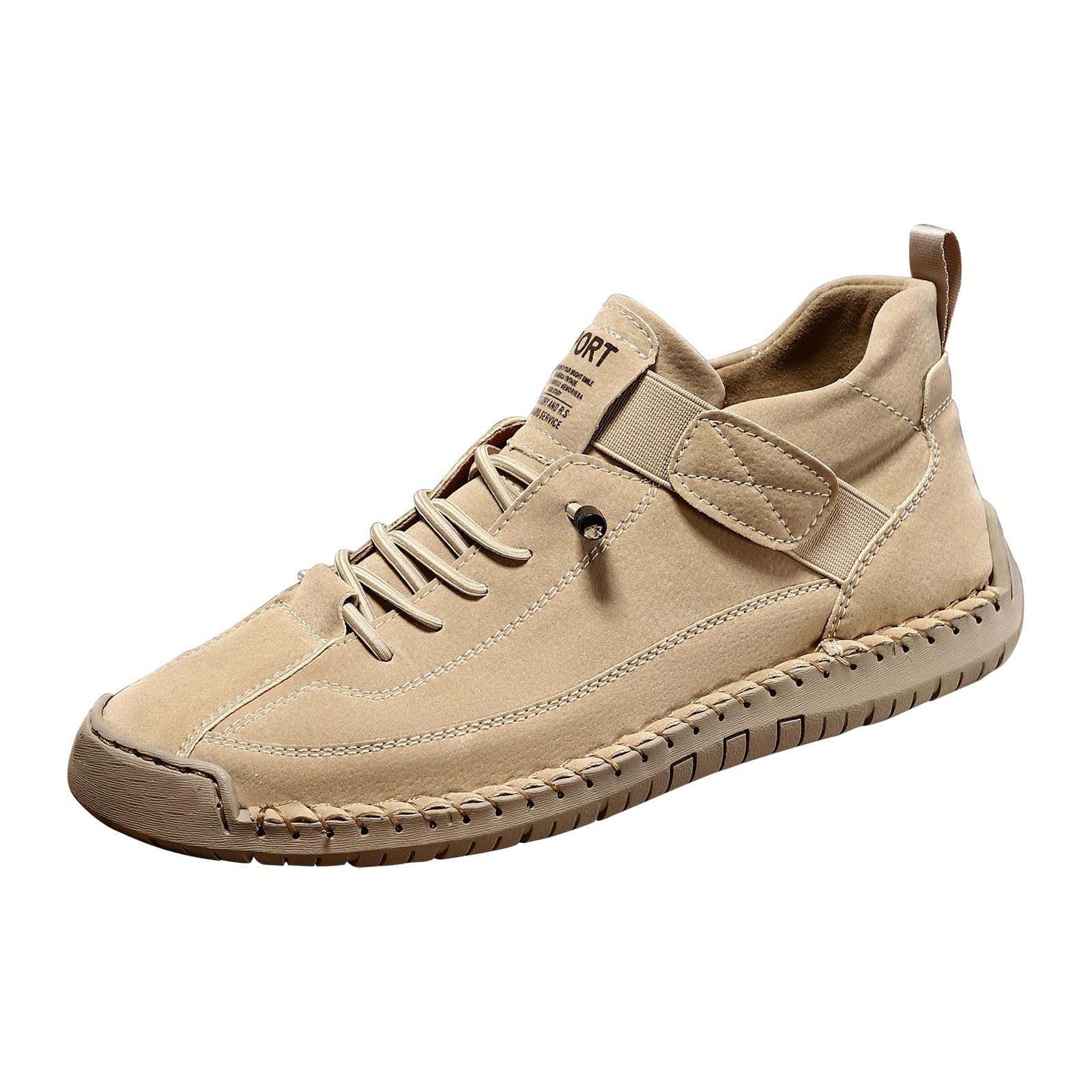Scarpe da ginnastica da donna e da uomo, scarpe basse in pelle, con lacci, scarpe sportive, antiscivolo, scarpe da trekking, scarpe da trekking, scarpe basse per il tempo libero