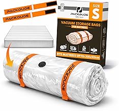 Single Mattress Vacuum Bag for Mattresses up to 200 x 100 cm (Bag Size: 240 x 130 cm) Single Mattress Bag for Foam, Gel and Latex Mattresses