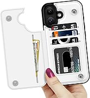 Vista 619 de LETO para iPhone 15 Pro Funda tipo cartera - Tapa tipo folio con patada - Diseños de moda - Tarjetero - Funda protectora para mujeres y niñas - 6.1