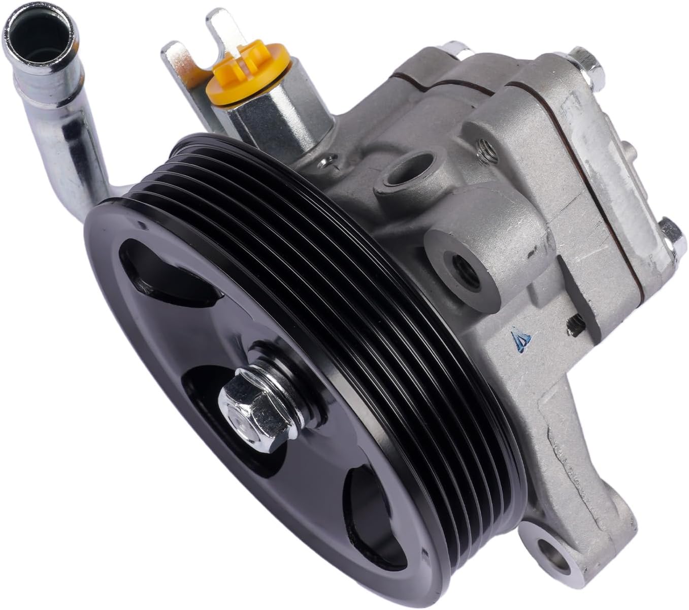 Power Steering Pump with Pulley Replacement for Kia Sedona 2006-2010 Hyundai Entourage 2007-2009 V6 3.8L Mini Passenger Van 571104D200