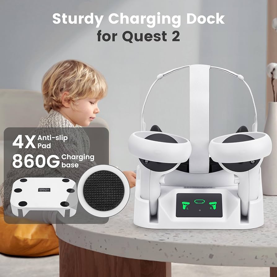 Amazon.co.jp: Oculus/Meta Quest 2用充電ステーション VRヘッド