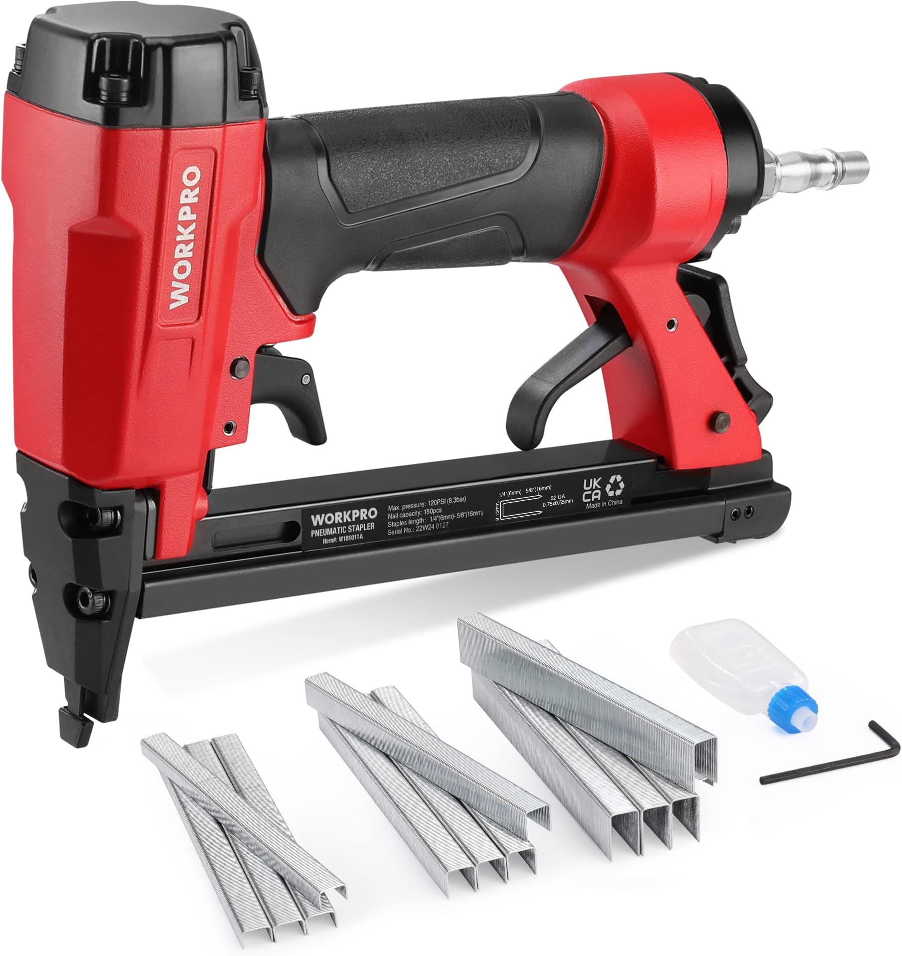 Silverline Air Brad Nailer 50mm - Black/Blue (868544 - Foto 3