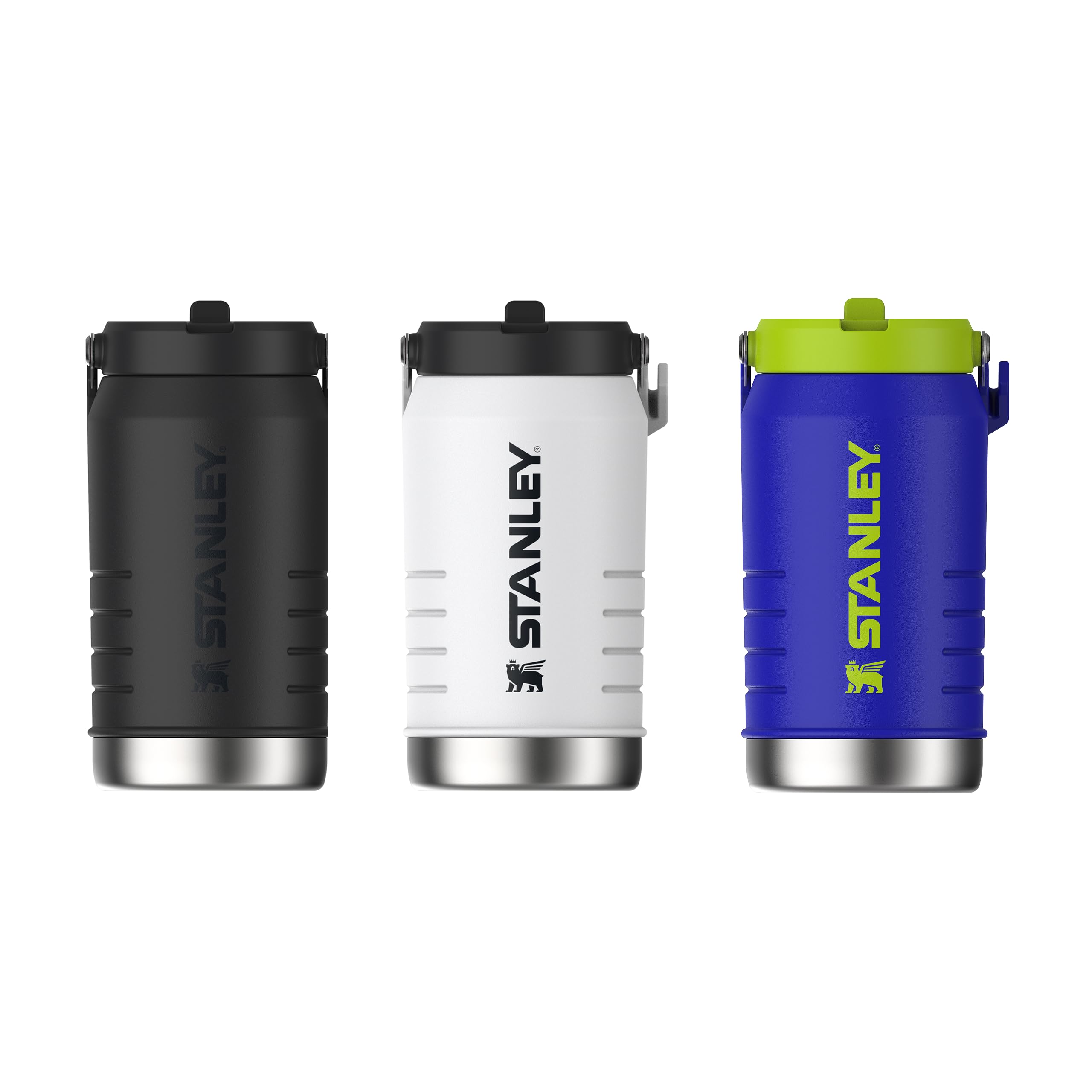 Stanley 1913 Iceflow Flip Straw 2.0 Jug 1.9L - Chalk | 20 Horas Fría - 4 Días Helada - A Prueba De Fugas - Botella Agua Acero Inoxidable - Sin BPA - Apta Para Lavavajillas