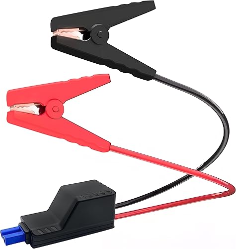Miniatura 7 de 10AWG EC5 Cable de arranque de emergencia con pinzas para batería, abrazadera inteligente de clip de cocodrilo a cable de repuesto EC5