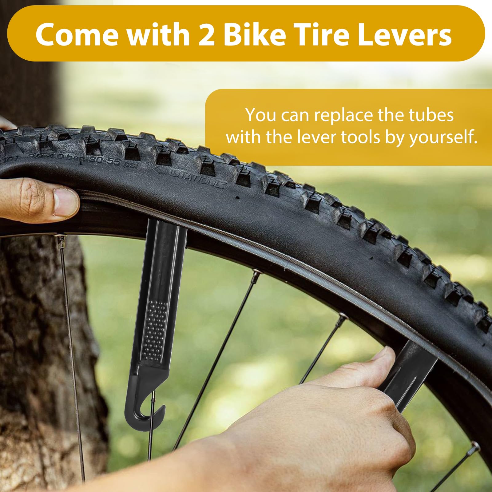 Paquete de 2 tubos de neumático grueso de 20 x 3.0, válvulas Schrader a prueba de pinchazos para neumáticos de bicicleta de 20 x 3, tubo interior de goma de butilo para bicicleta eléctrica, bicicleta