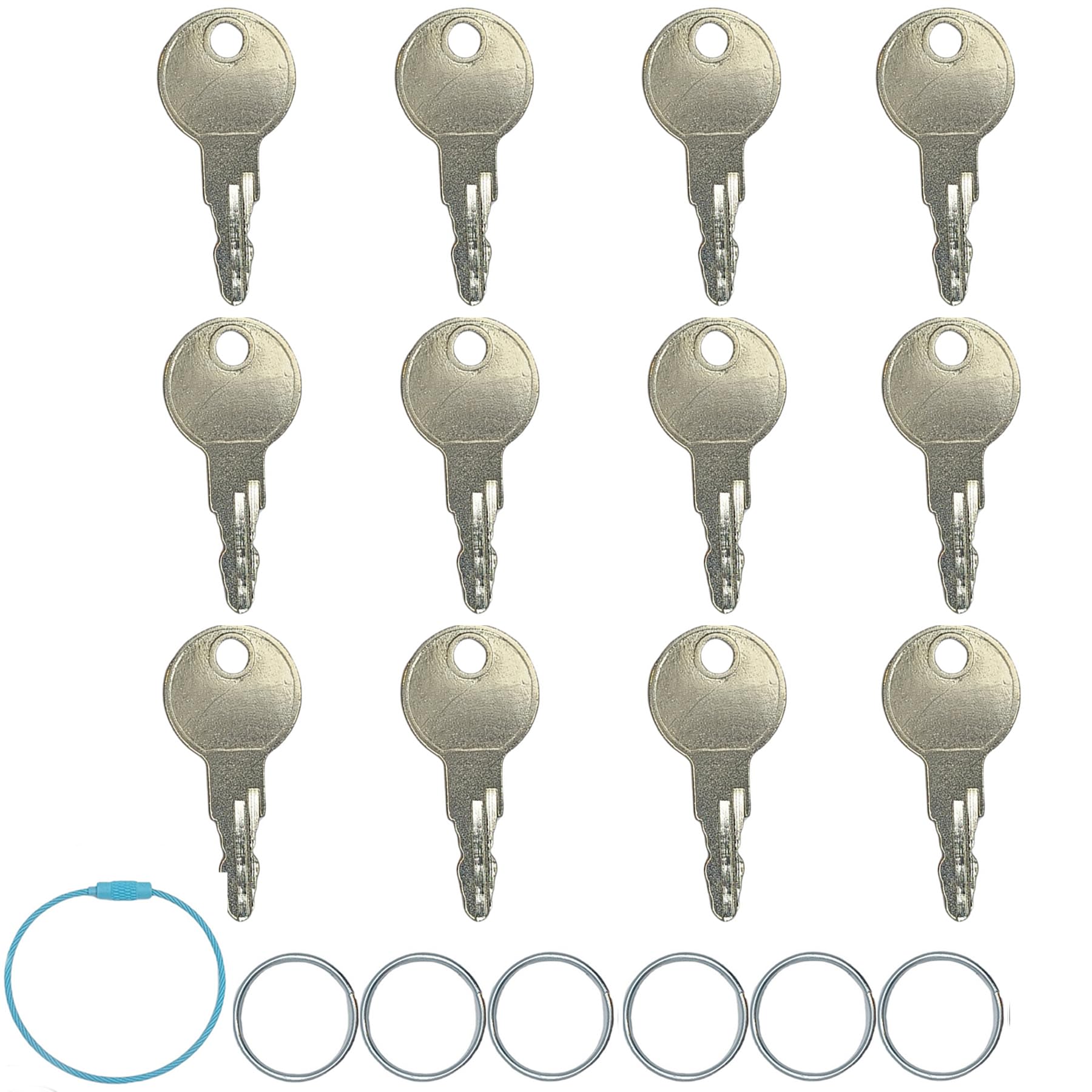12PCS 0G66240 Replacement Key Compatible with Generac Honeywell