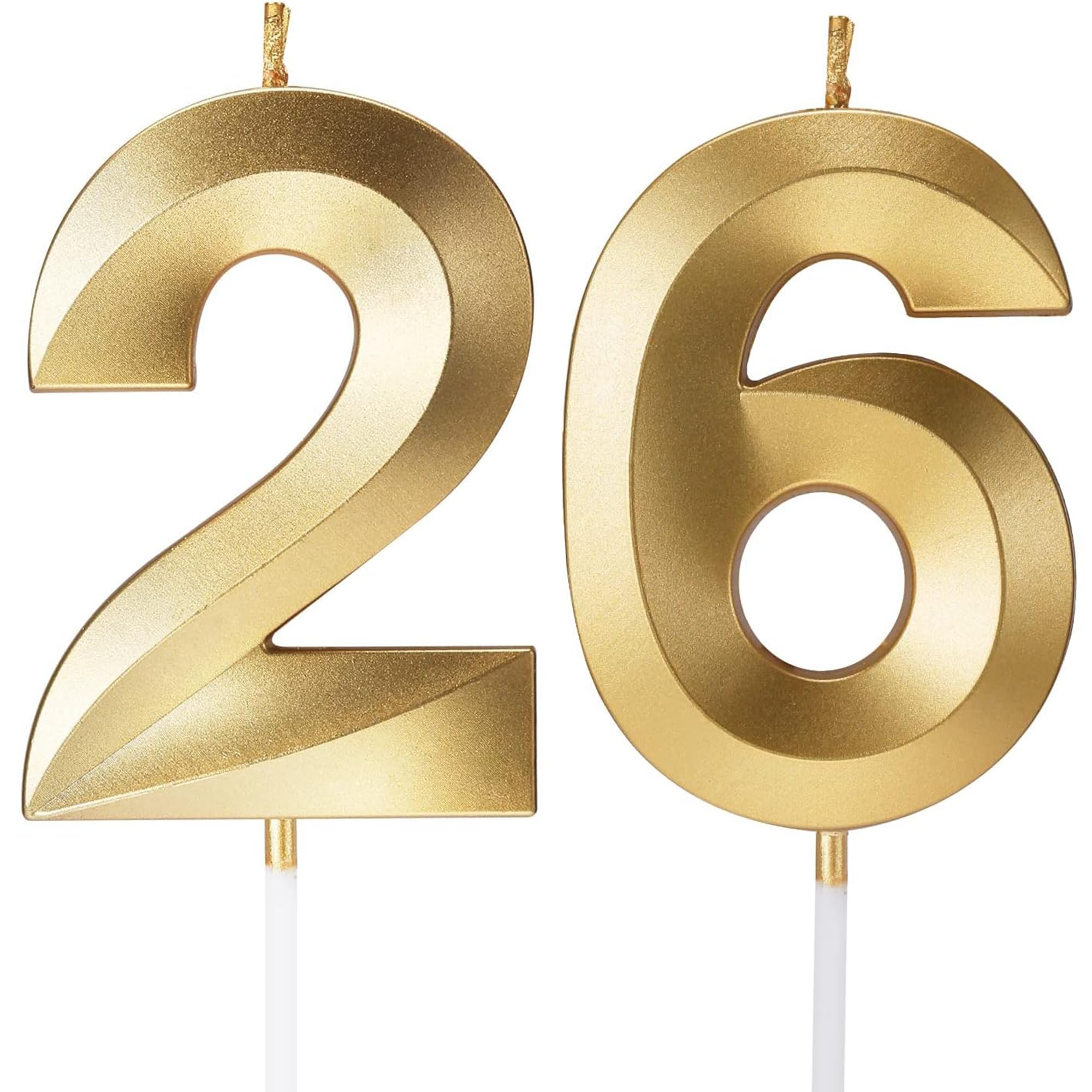 Birthday Candles Number Candles Age Year for Cakes Happy Birthday 3D Designed Wedding Anniversary Party Cake Topper Decorations