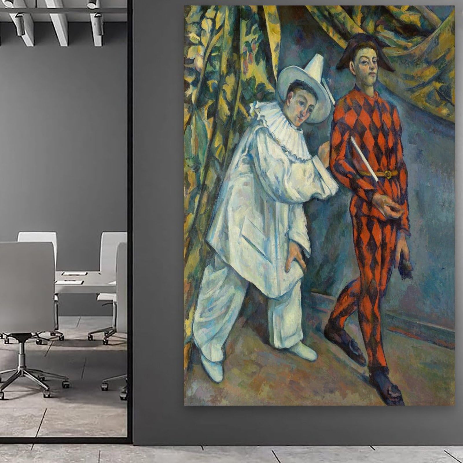 Amazon.co.jp: ポール・セザンヌ(Paul Cézanne) 名作 ピエロと