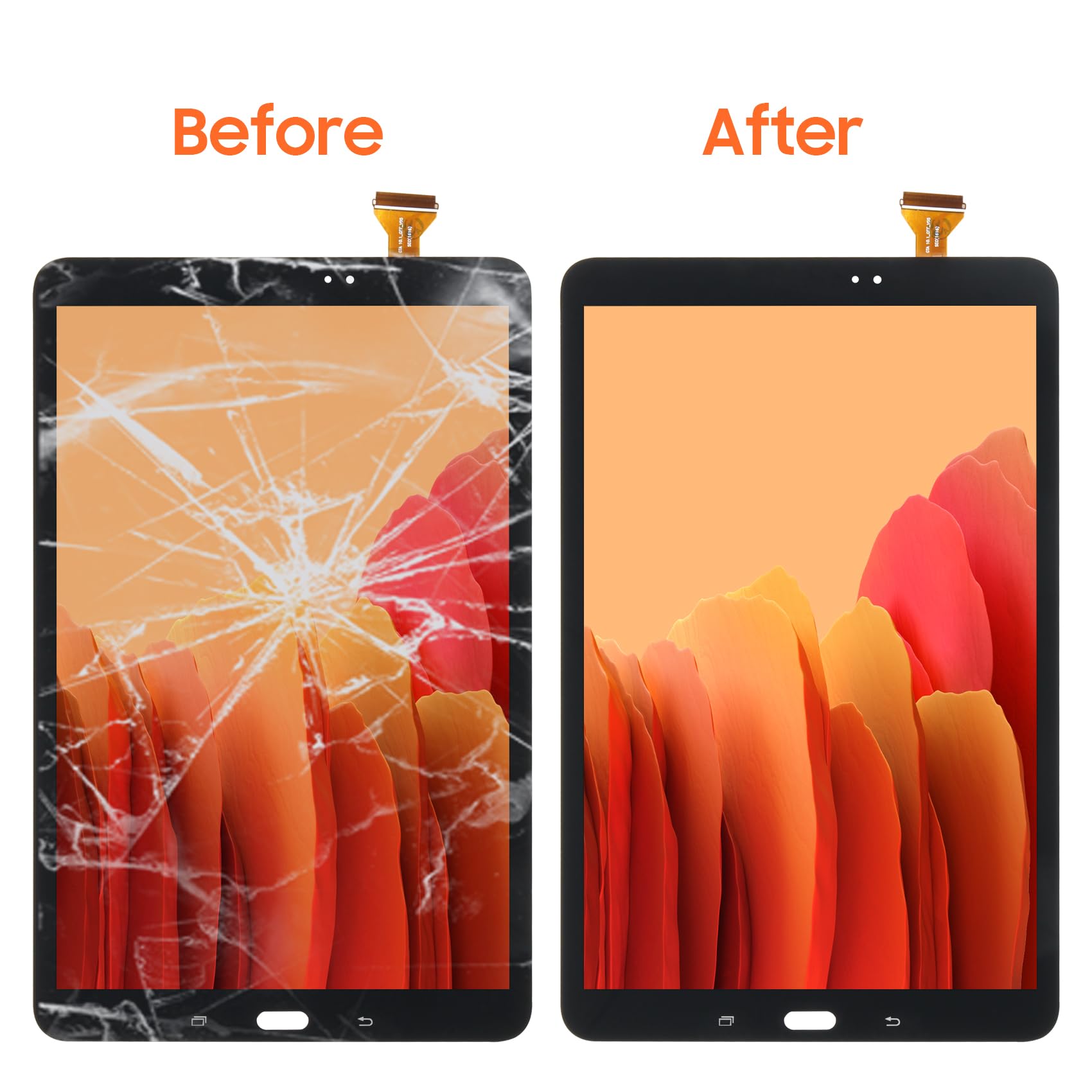 Pantalla LCD para Samsung Galaxy Tab A 10.1 2016, pantalla LCD para Samsung Tab A SM-T580 T585 T587 de 10,1 pulgadas, repuesto de pantalla digitalizador, placa de cristal, montaje completo con