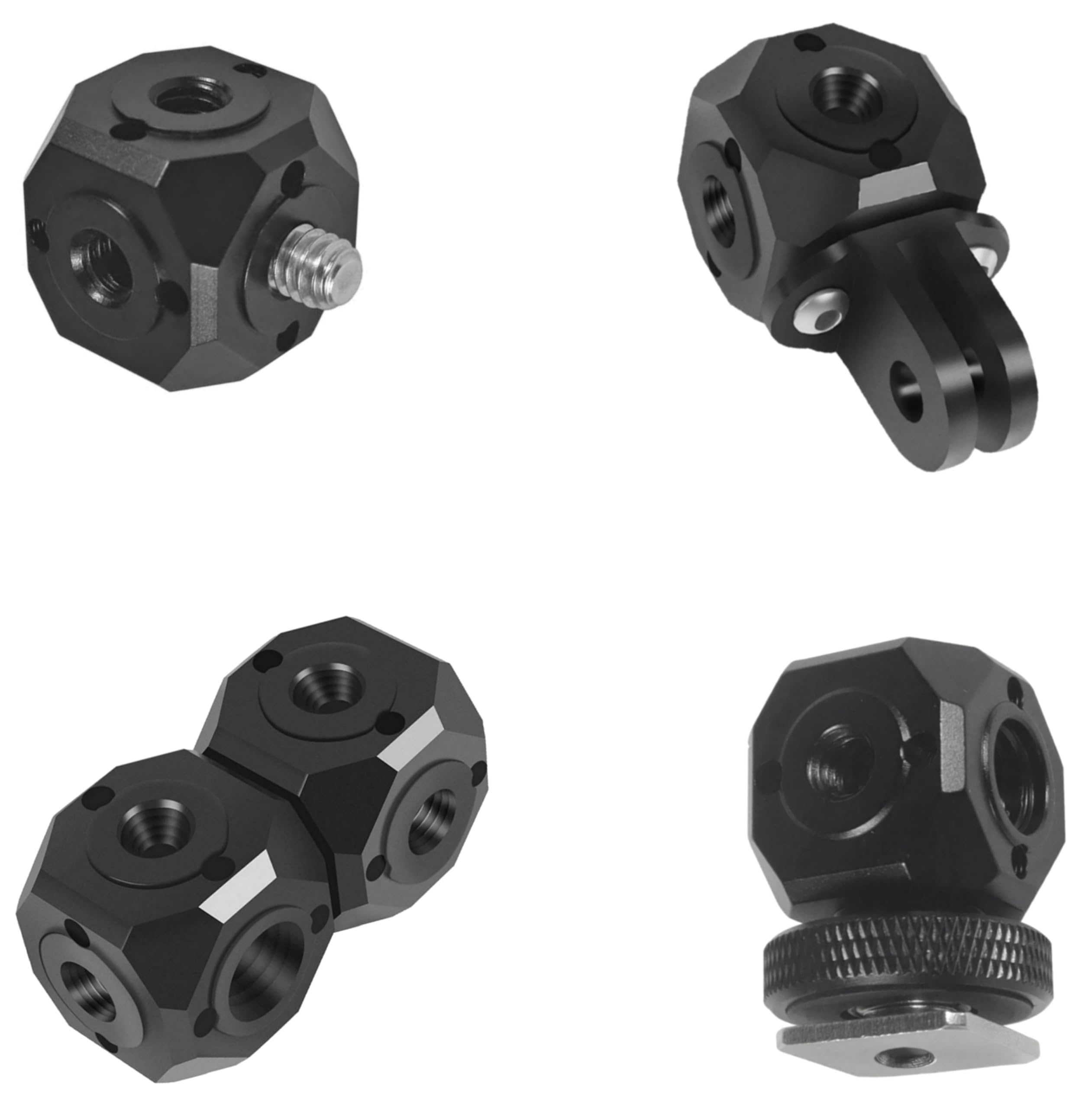 Amazon | スタンドアダプター キューブ 6面 ジョイント カメラ ビデオ