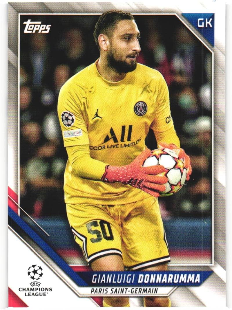 GIANLUIGI DONNARUMMA 2021-22 Topps UEFA Champions League Soccer #83 Card Paris Saint-Germain PSG Italy