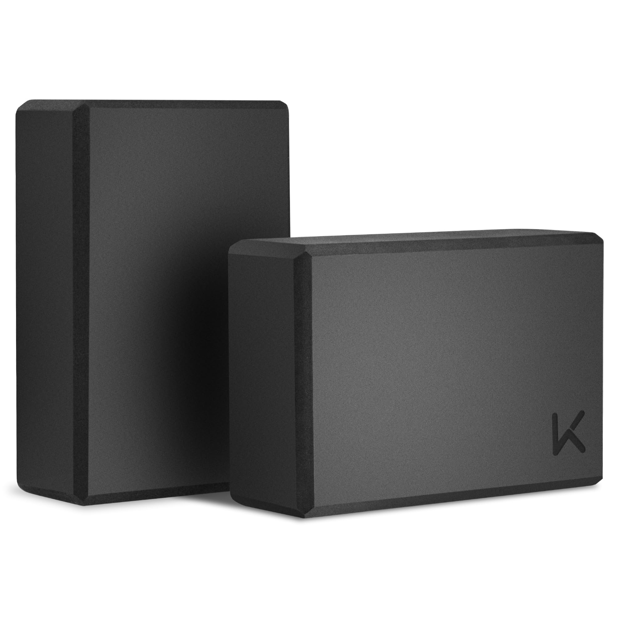 KEEP Yoga Block, High-Density EVA Foam 2 Pack Yoga Block with Non-Slip Textured Surface, Supportive, Lightweight - Ideal for Yoga