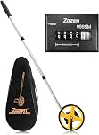 Zozen Measuring Wheel in Meters, Meters Measure Wheel – Metric Units [Up to 9,999m], Rolling Measurement with Carrying Bag, Telescopic/One Key to Reset/Starting Point Arrow.