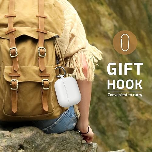 Miniatura 6 de MATEPROX Funda para AirPods Pro 2, AirPods Pro de 2 generación 2022 protectora a prueba de golpes, silicona suave cargable, compatible con carga