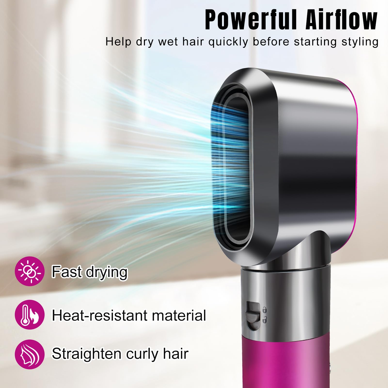 Amazon | ダイソンエアラップ回転カーリングバレルのヘアスタイル交換