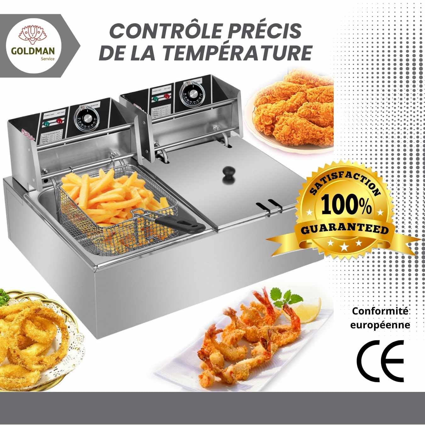 Thermostat Friteuse Industrielle Avec Télécommande 50°-205°C - Pièce Universelle Hôtellerie