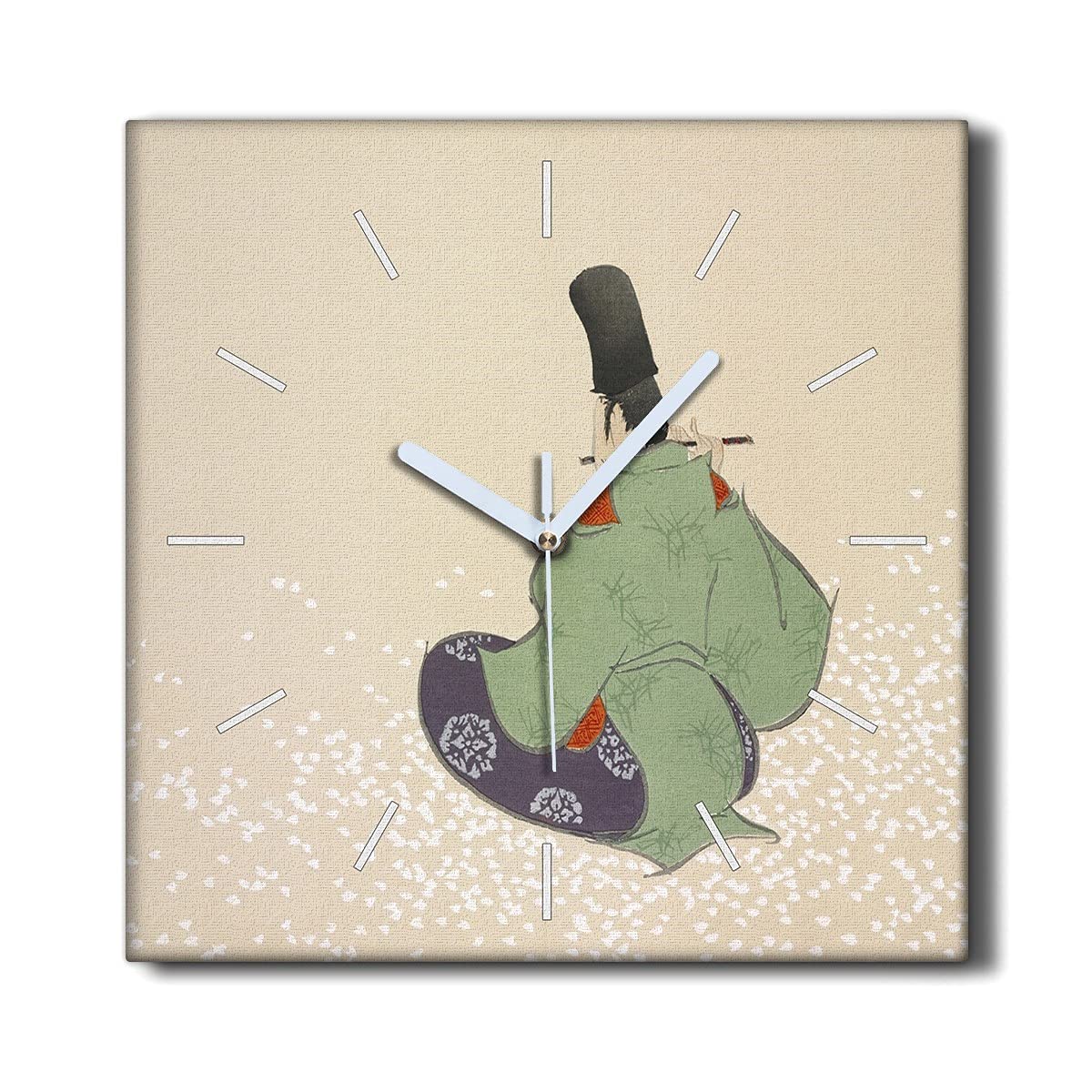 Horloge sur Toile haut de gamme Coloray déco murale salon flûte Asiatique