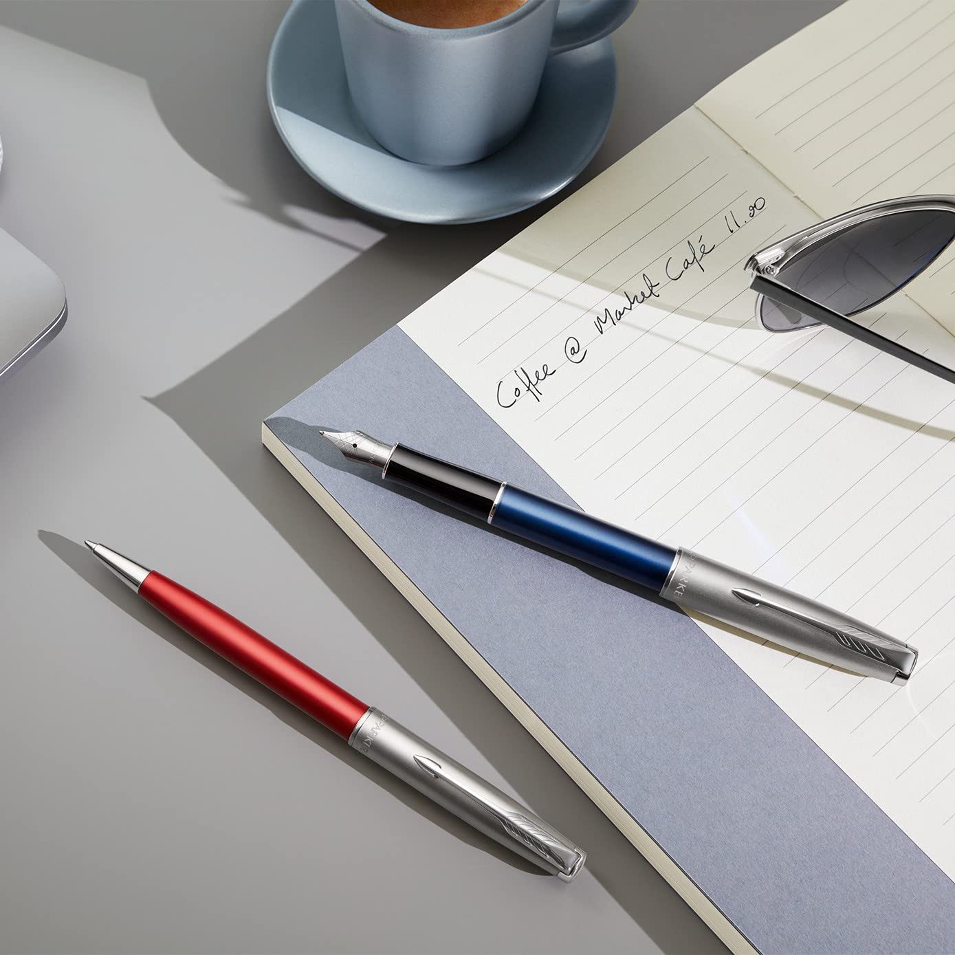 Amazon | PARKER パーカー 万年筆 ソネット エッセンシャル ブルー