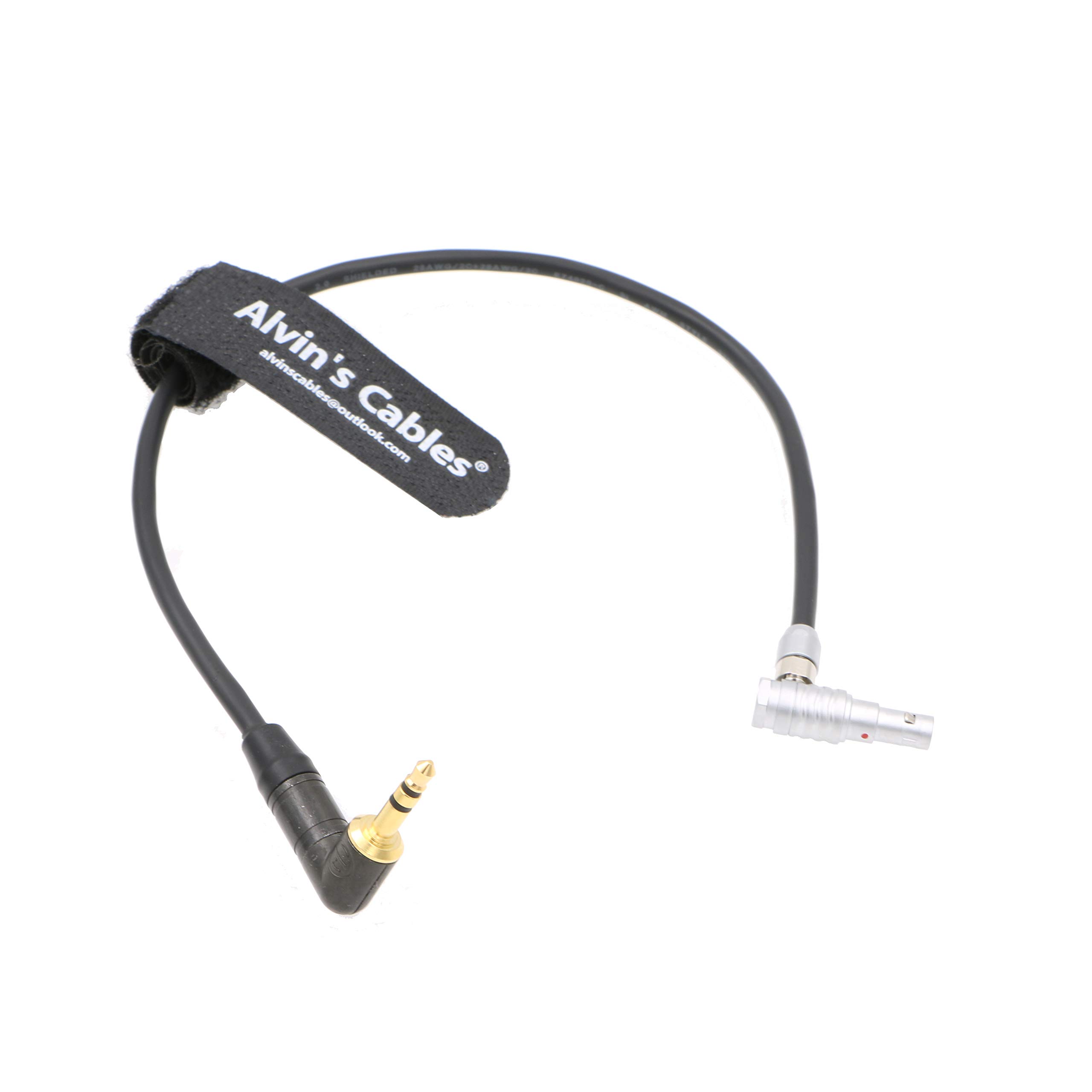 Alvin's Cables 5-pinowy kąt prosty męski do kąta prostego 3,5 mm kabel audio TRS do kamery Z CAM E2