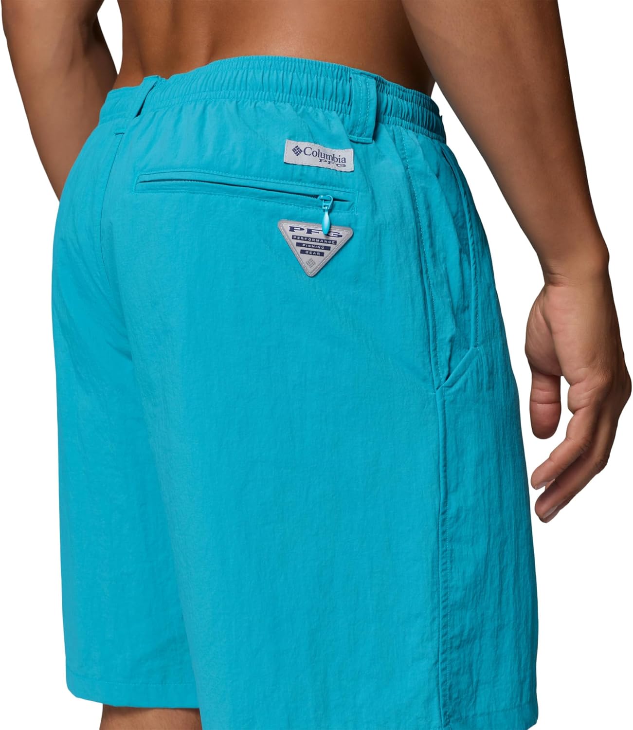 Columbia Men's PFG Backcast IV Quick Dry Swim Shorts, Ocean Teal, Large x 8
