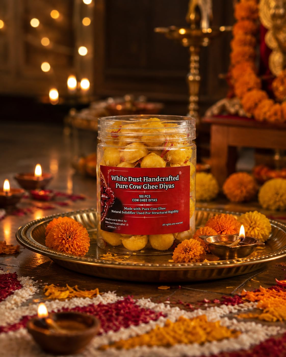 Pure Ghee Diyas - Authentic Pooja Lights -5 Pure Ghee Diyas - Authentic Pooja Lights -5