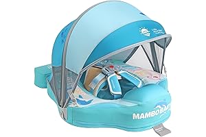 Mambobaby Float: Baby Floater with Canopy and Non-Inflatable Design