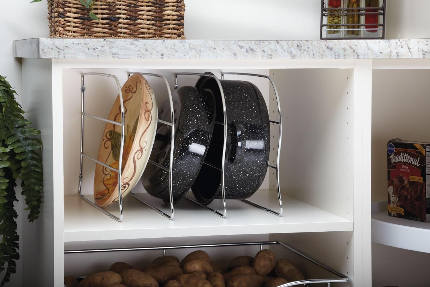 Rev-A-Shelf Lazy Daisy Baking Sheet Organizer for Wall/Base Cabinets