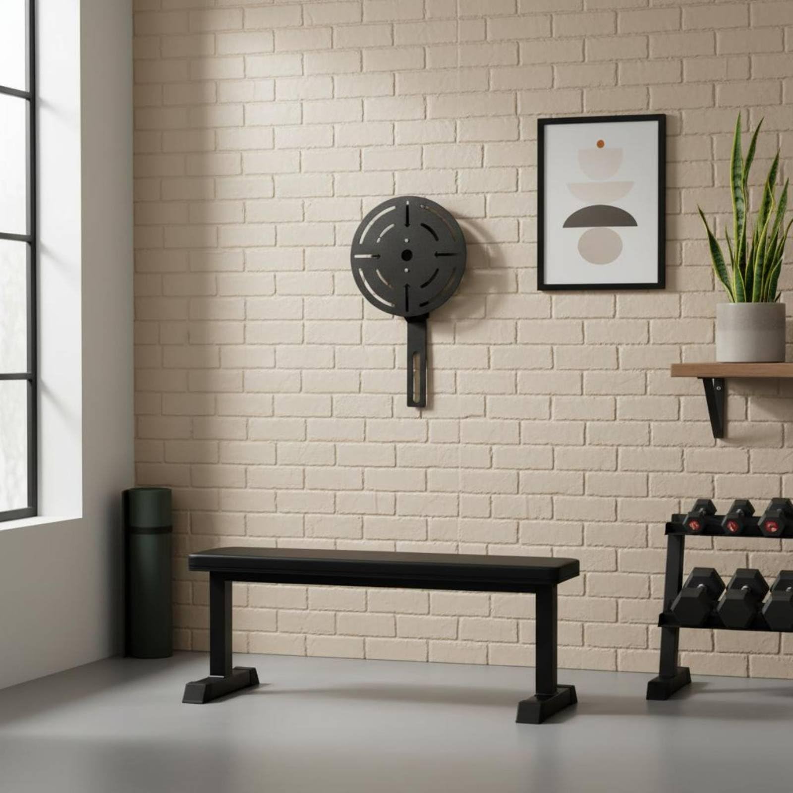 Bersaglio Allenamento Palla Gym Punto Impatto Piastra Acciaio Attacco Rack Funzione Sviluppo Adatto per Sportivi Sale Allenamento