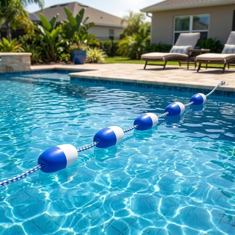 Corde Flottante Piscine 10m Matériau pour robuste Intérieur Corde