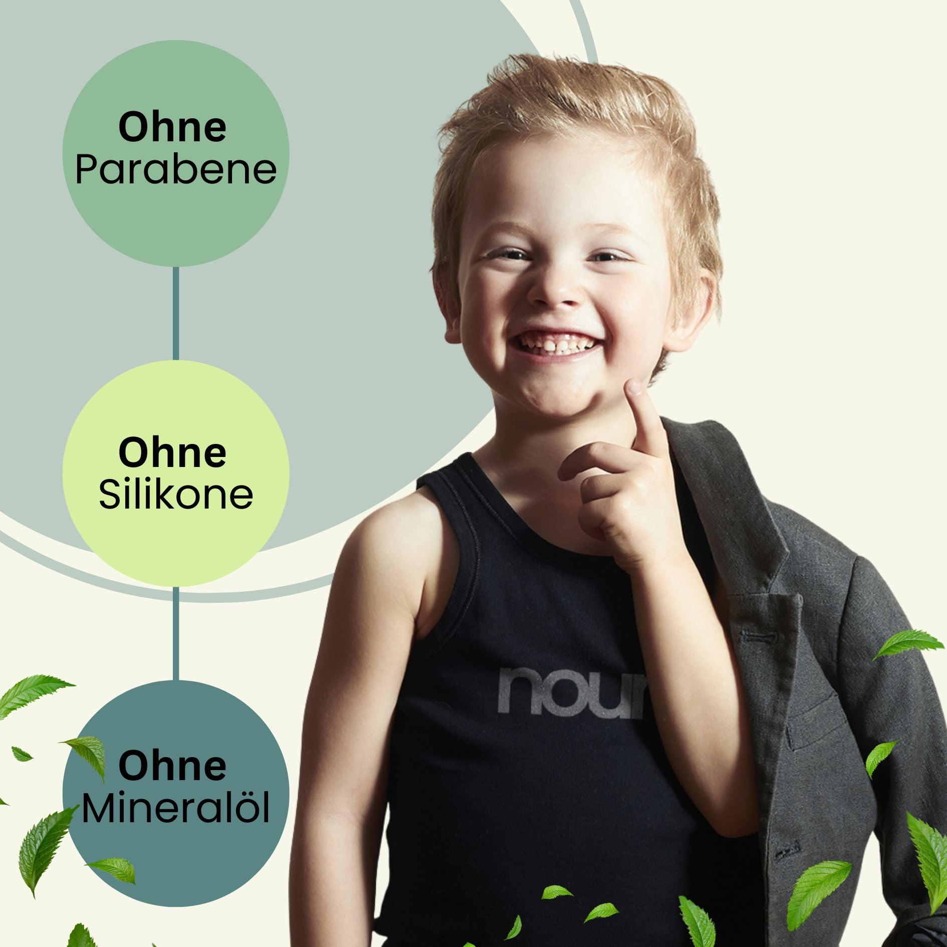 3er Bundle - Haargel, Shampoo & Leave-In Conditioner für Kinder