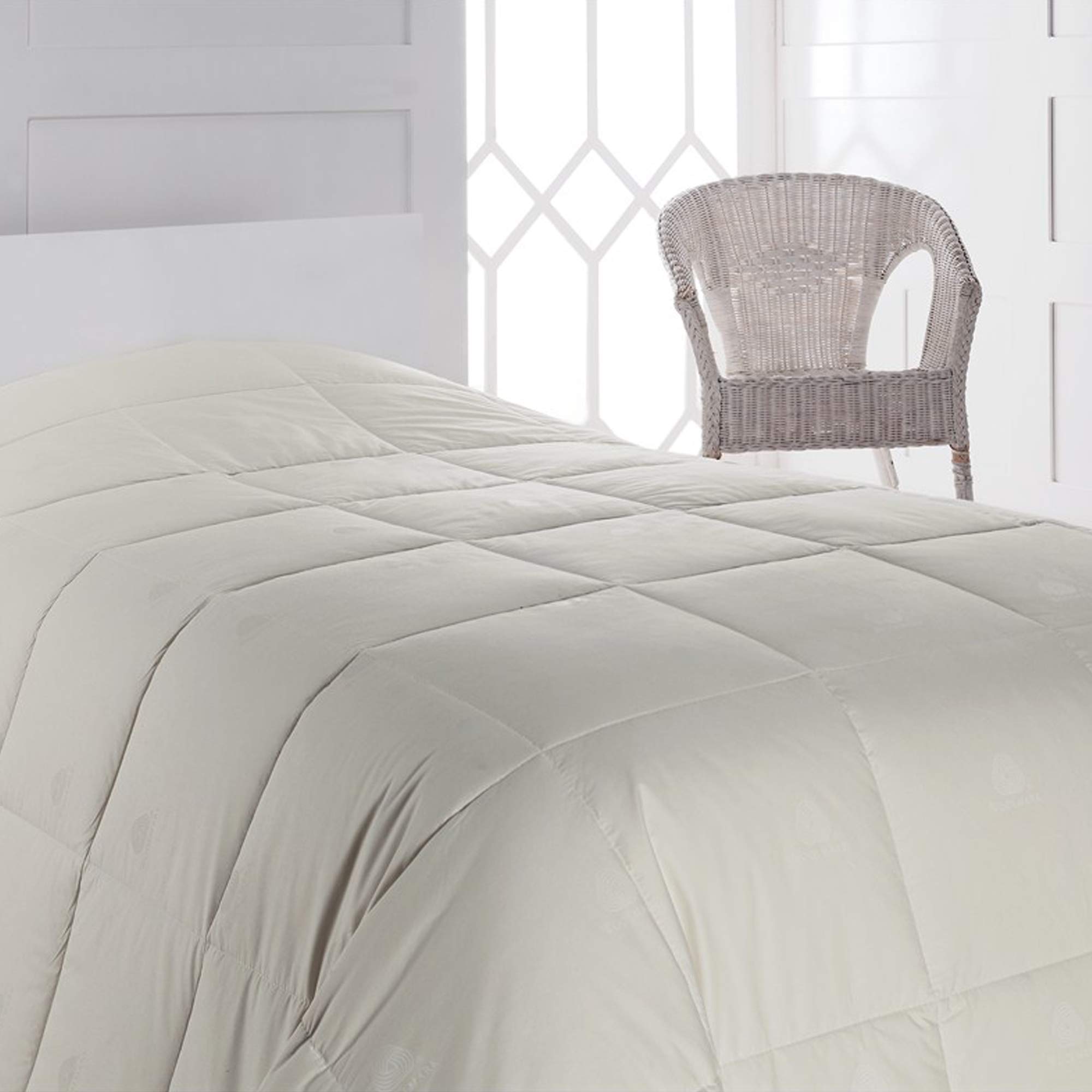 Wool Filled Comforter, 100% Cotton Down Alternative Comforter