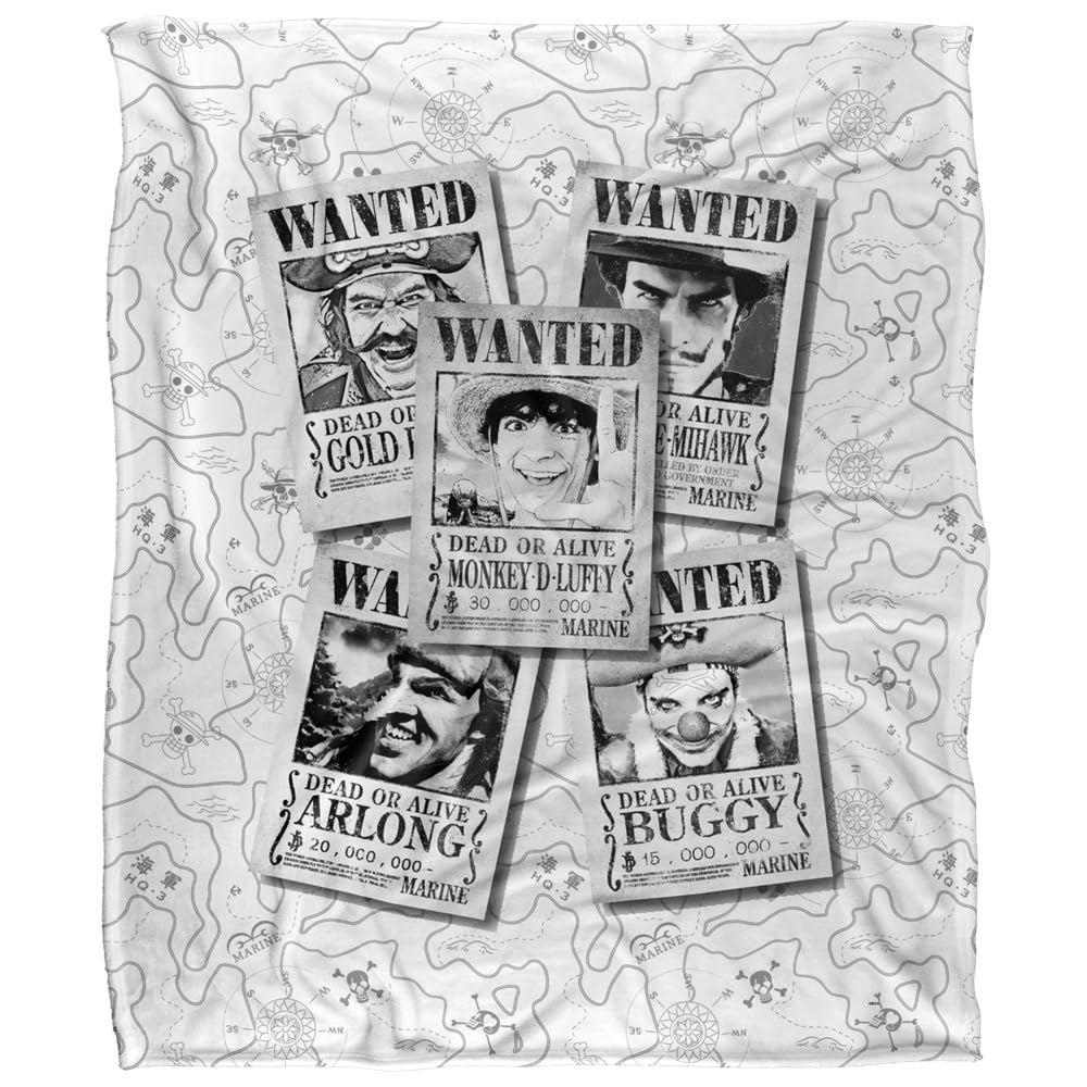 Netflix One Piece Silky Touch Blanket 152 X 127 Cm