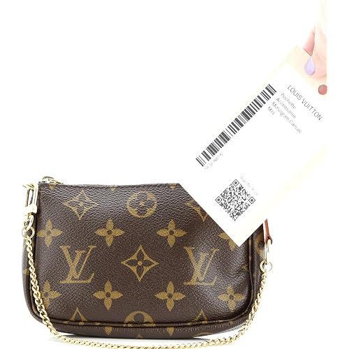 Louis Vuitton, Pre-Loved Pochette Accessoires Monogram Canvas Mini, Brown