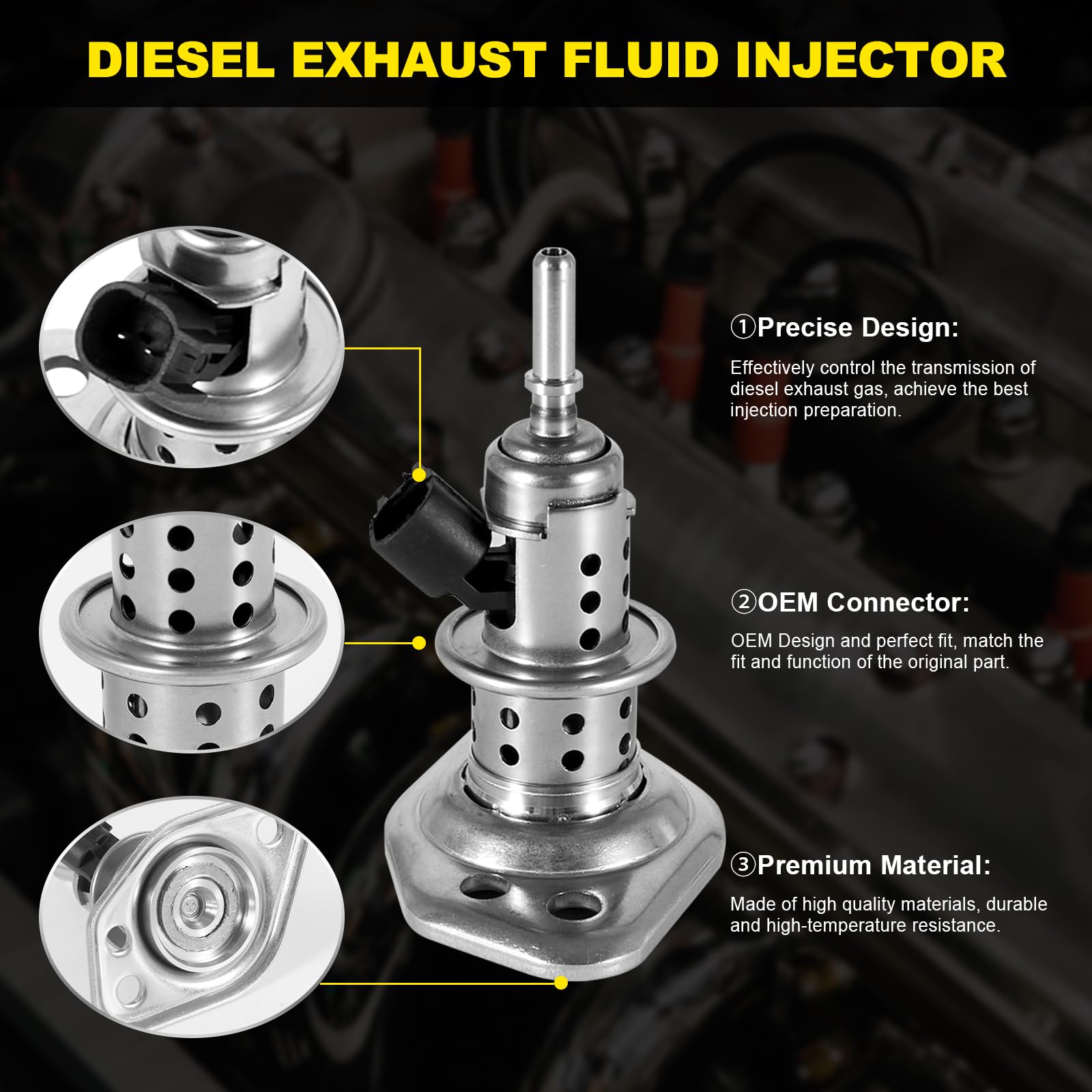 Def Injector System Snapklik.com : YEHERIT Diesel Exhaust Fluid Injector, DEF Injector ...