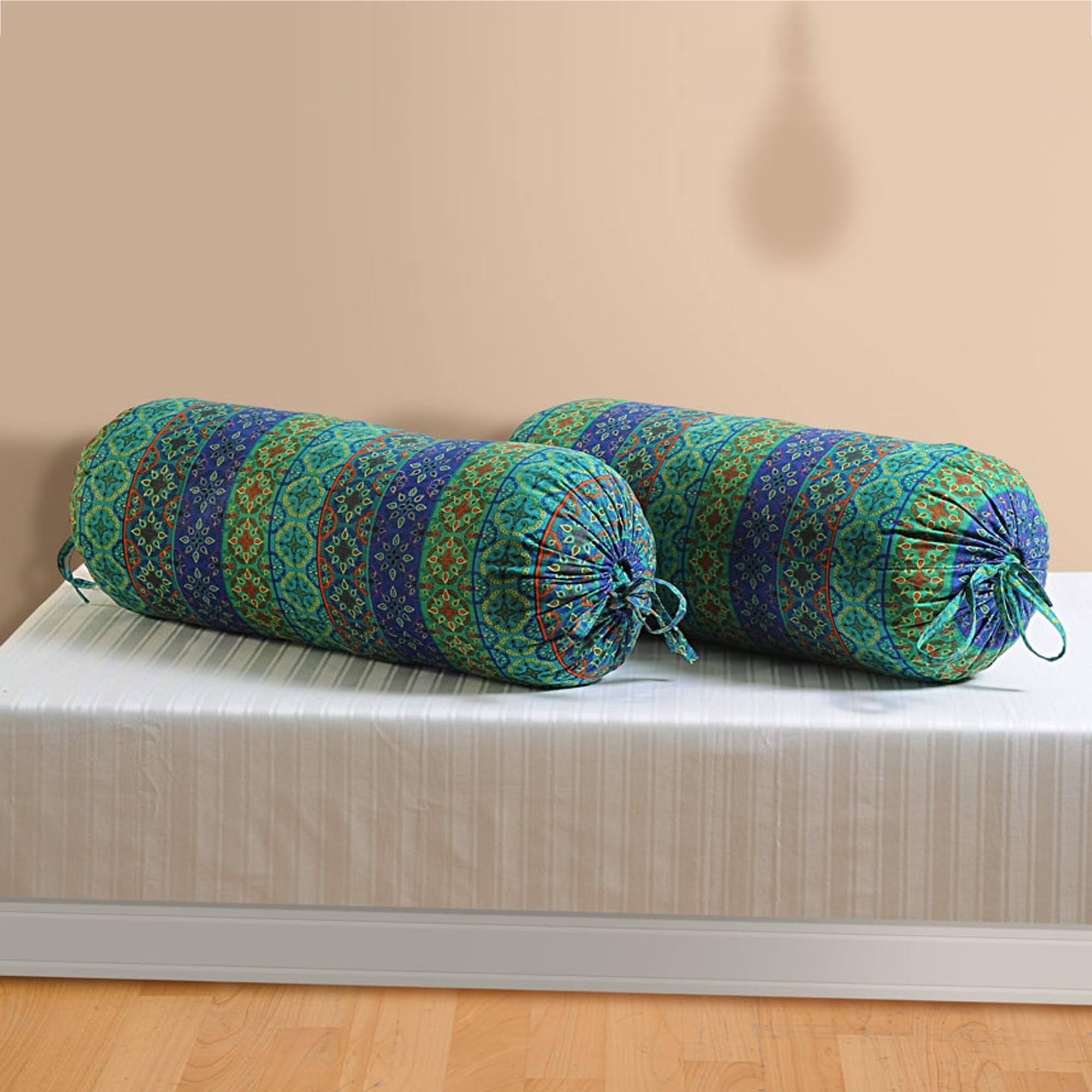 See full amazon price history chart for Swayam Round Bed Side Long Bolster Pillow Cover Cotton Printed Soft and Luxurious Decorative 30" x 15" Bolster Cover Set of 2 for Living Room Bedroom Diwan Set, Multicolor Swayam Round Bed Side Long Bolster Pillow Cover Cotton Printed Soft and Luxurious Decorative 30" x 15" Bolster Cover Set of 2 for Living Room Bedroom Diwan Set, Multicolor (B00F94D388) Amazon Price History, Amazon Price Tracker